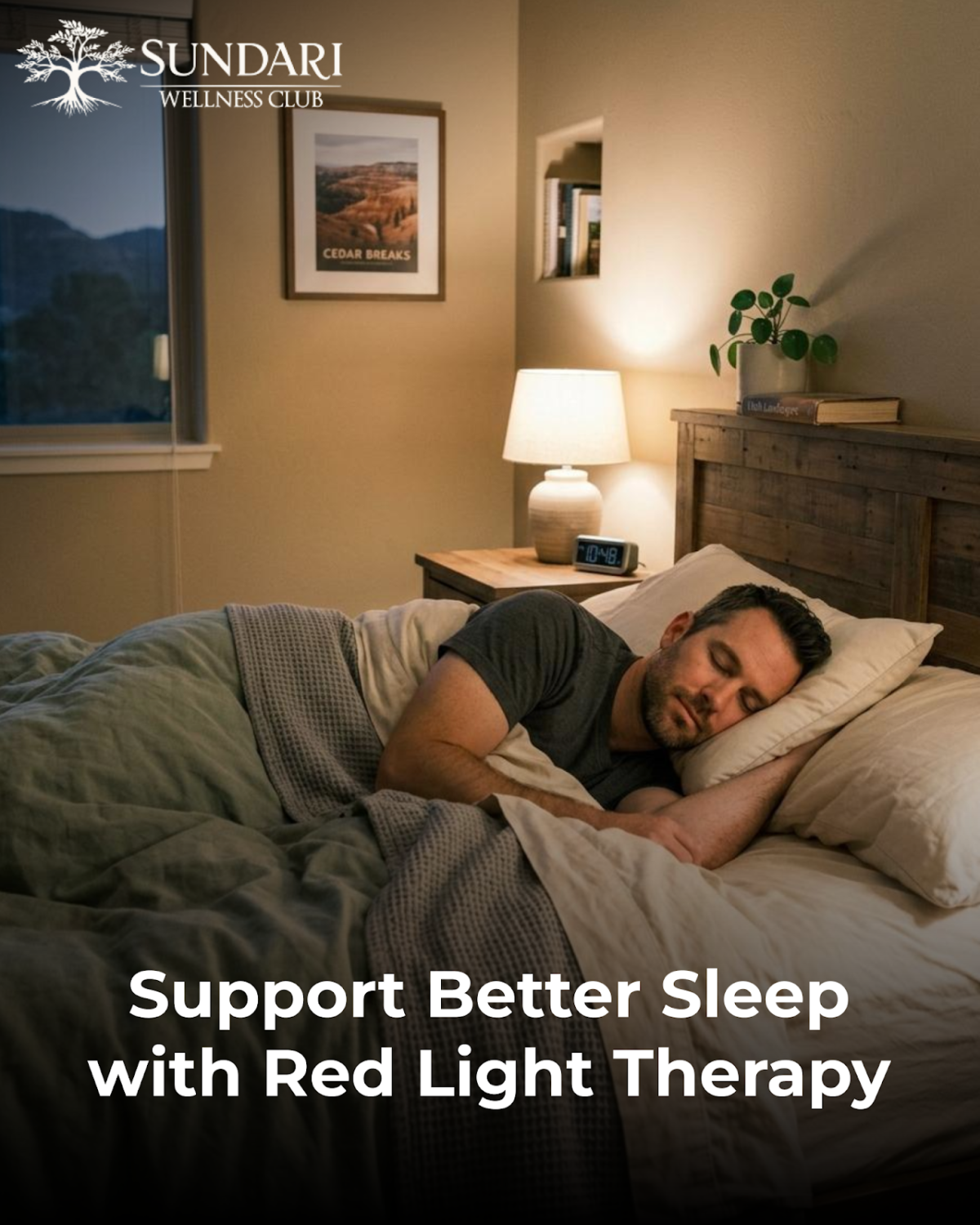Support Better Sleep with Red Light Therapy