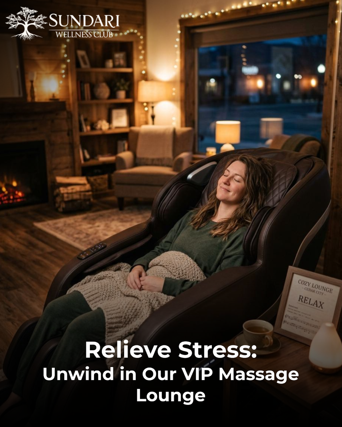 Relieve Stress: Unwind in Our VIP Massage Lounge